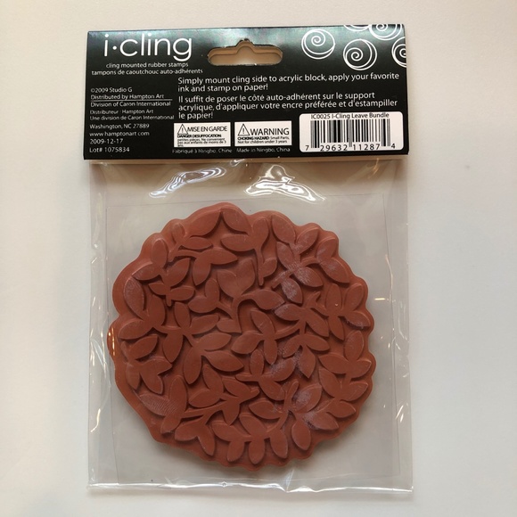 STUDIO G Floral + Baroque i-Cling Foam Cling Rubber Stamps Set of 2, RARE, NEW! - Picture 5 of 12